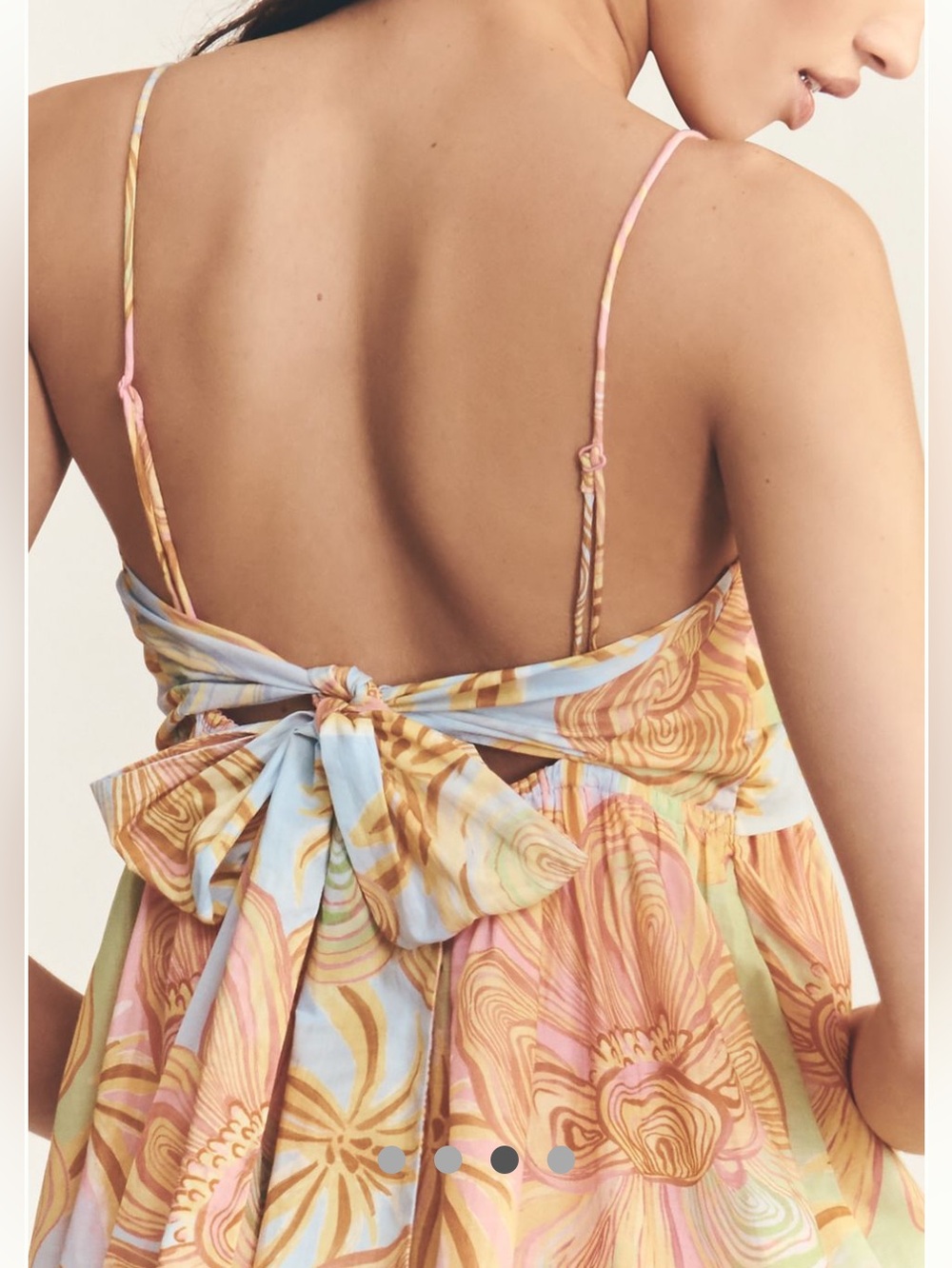 NWT Anthropologie Farm Rio Sleeveless Printed Mini Dress Size XL - Picture 12 of 15